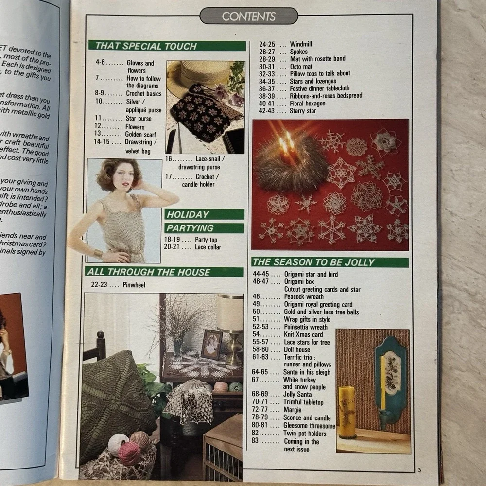 Magic Crochet December 1985 Number 39 Vintage Patterns